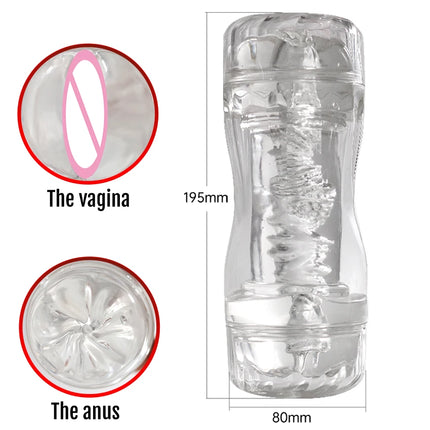 Automatic Male Masturbator Cup Thrusting Rotating Oral Sex Vagina Pussy Soft Silicone Toys Blowjob Masturbation Adult Supplies
