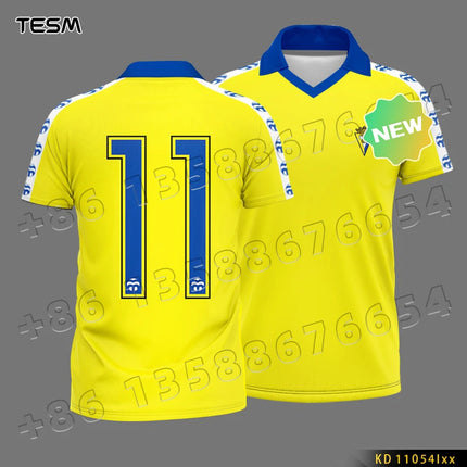 TESM Summer POLO Shirt Men Summer Sports V-neck T-shirt Street Trendy Short Sleeve 3D HD Print T-shirt