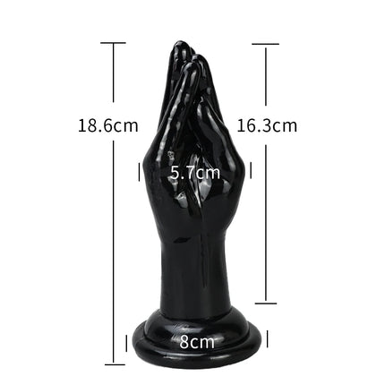 4 Sizes Huge Hands Finger Anal Plug Clear Arm Anus Prostate Massage Big Butt Plug G Spot Masturbation Gay Sex Toys For Women Men
