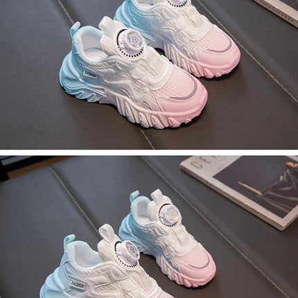 Children Sneakers Unisex Dad's Shoes Baby Boy Trainers Girls Shoes Clunky Sports Tennis Casual Flats Child Infant Footwear