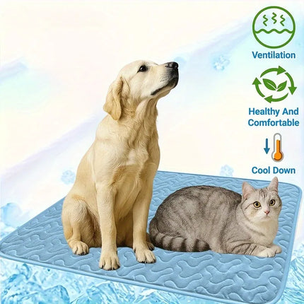 KEMORELA  Dog Cooling Mat Summer Lightweight And Easy To Clean Keep Pets Cool All Summer Long Medium And Large Dogs Pet Supplies