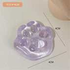 purple cat paw