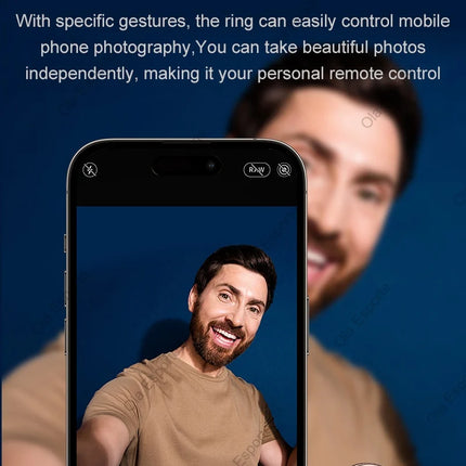 Smart Ring with Display Screen and Touch Health Managering Gesture Swipe Video 5ATM Waterproof For Men Women Smartring 2026 New