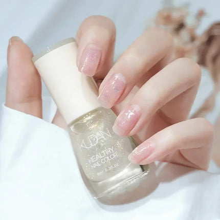 8ml Water-based Nail Polish No Baking Long Lasting Semi-permanent Quick Dry non-peelable Nail Varnish DIY Fashion Manicure