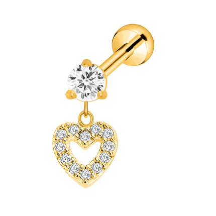ASTM F136 G23 Titanium Flower Petals Butterfly Labret Threadless Piercing Pin Push in Lip Stud Daith Conch Earring 16G 18G 20G