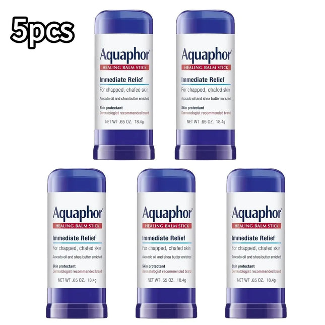 1/3/5pcs Aquaphor Healing Balm Stick Lip Chapped Dry Cracked Chafed Skin Immediate Relief Repair Cream Moisturizing Skin Care