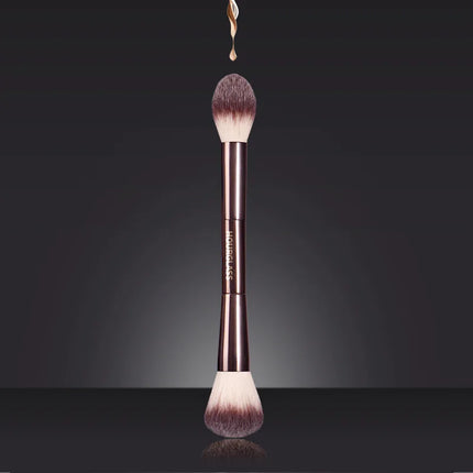 1pc HG Pro Foundation retra Makeup brushes Powder contour Blusher Make up brush metal handle Highlight Bronzer high end No box