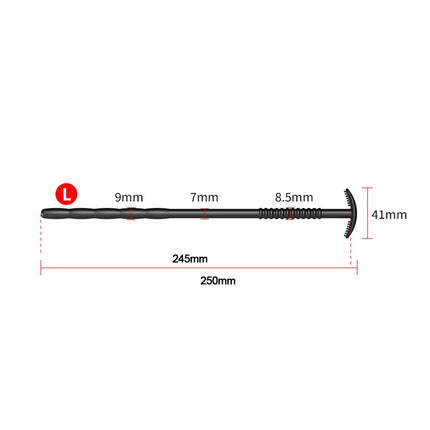 Size S/M/L to choose Silicone Hollow Urethral Penis Plug Hollow Penis Stretcher Urethral Rod