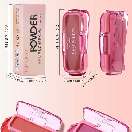 Natural Matte Blush Cream Long Lasting Waterproof Brightening Multi Use For Lips Face Cheeks Monochrome Nude