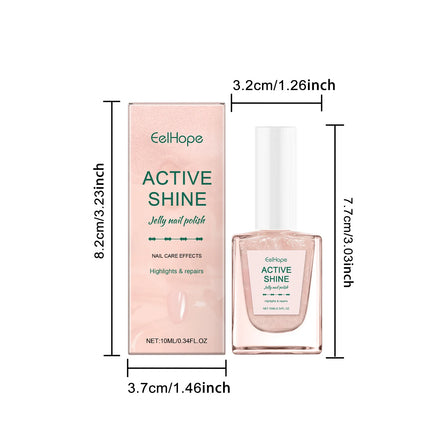 Jelly Nail Polish Glittery Pink Nails Decoration Varnish Art Semi Permanent Manicure Soak Off Nail Supplies Base Coat Clear Gel