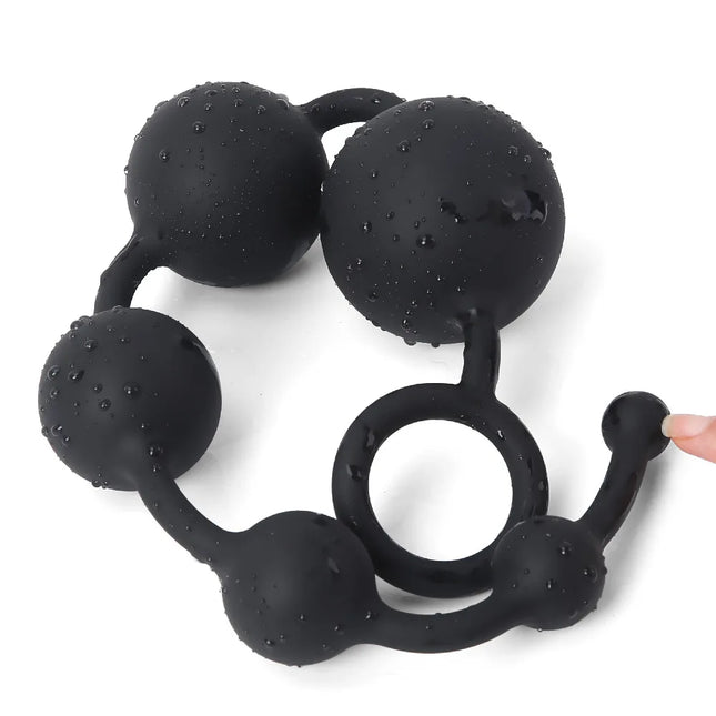 3/4/5/6 Huge Anal Beads Hard Silicone Anal Balls Sex Toys For Women Men Prostate Massage Big Butt Plug Anal Dilator Masturbator