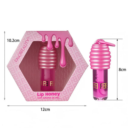 Honey pot lip oil lip gloss moisturizing hydrating multi-layer matte lipstick full set of lip moisturizing lip gloss lip gloss