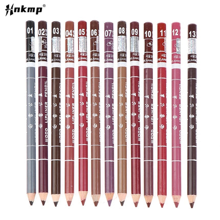 Professional Wood Lip liner Waterproof Lady Charming Lip Liner Soft Pencil Makeup Women's Long Lasting Cosmetic Tool 28Color