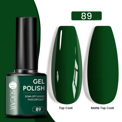 UR SUGAR 7.5ml Dark Wine Red Nail Gel Polish Autumn Gel Paint Nail Art Semi Permanent Nail Art Manicure Soak Off LED UV Nail Gel
