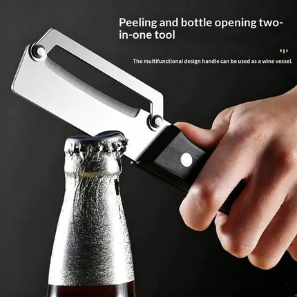 [CL]1PC Stainless Steel Kitchen Multi-Purpose Tool Flat Edge Peeler Potato Peeler Slicer Knife Watermelon/Melon Grater[CL]