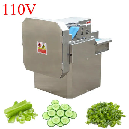 PBOBP 300Kg Per Hour Electric Commercial Cutter Food Chopper 220V Motor Gear Stainless Steel High Efficiency Vegetable