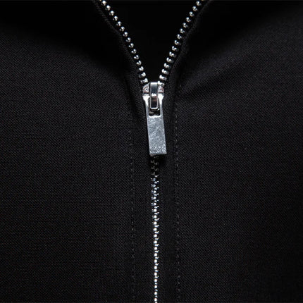 AIOPESON Men's Lightweight Breathable Polo Shirt Half Zipper Collar Solid Color Casual Summer Fashion Top