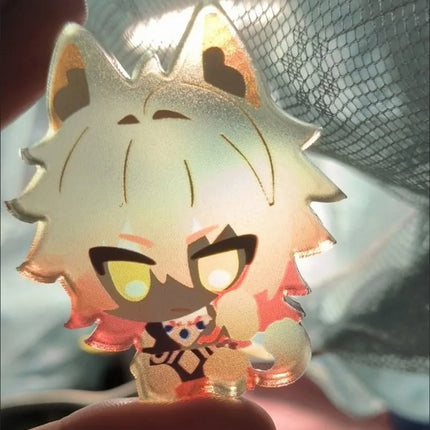Honkai:Star Rail Imbibitor Lunae Mydie 5cm Mini Acrylic Figure Stand Model Plate DIY Desk Decor Standing Ornaments For Fans Gift