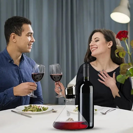 1500ML Iceberg Whisky Wine Decanter Handmade Lead-free Crystal Wine Pourer Carafe Thickened Wine Dispenser Pot Bar Accessories