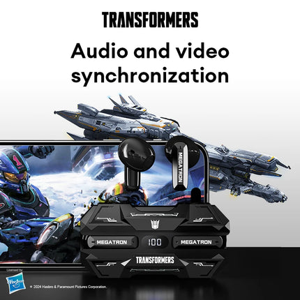 New Transformers TF-T51 AI TWS Bluetooth V5.4 Earphones Real-time Translation With AI Chat Headphones Meeting Recording Earbuds