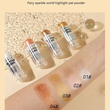 4 Colors Brighten Highlighter Bar Cosmetics Face Contour Bronzer Shimmer Highlighter Stick Body Highlighter Beauty Makeup