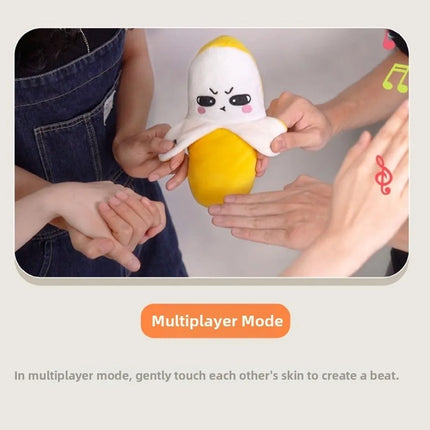 Creative Fruit Induction Metronome Soft Sensory Music Rhythm Stuffed Cute Interactive Playing Joint Banana Educational