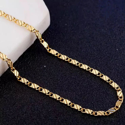 Gold Chain Necklace / Collier Chaîne Or