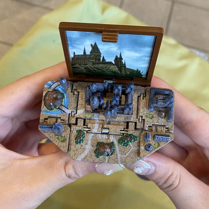 3D Magic Castle Mystery Hidden World Foldable Book Keychain Pop Up Surprise Pop Finger Handheld Game Children Stress Relief Toy