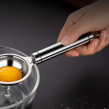 Egg White Separator Stainless Steel Tools Eggs Yolk Filter Gadgets Kitchen Accessories Separating Funnel Spoon Divider Utensils