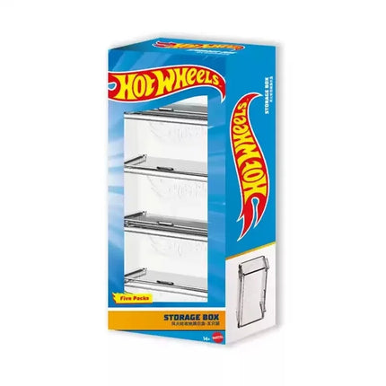 Original Hot Wheels Car Storage Box Display Case Non-Remote Control Model Railway Track Compatible Vehicle Organizer Toy Case