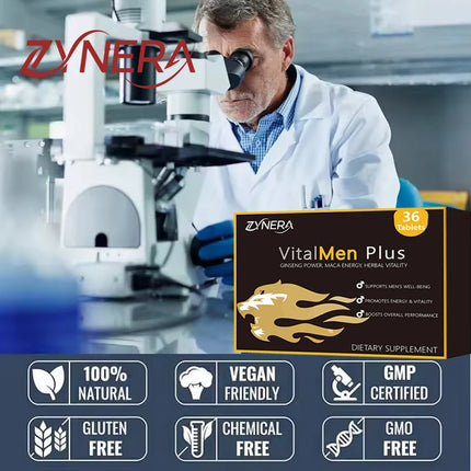 Male Endurance Supplement with Maca Ashwagandha  Blue Pills 36 Tablets Stamina,Promotes Size