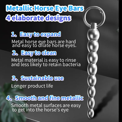 Metal Penis Plug Sounding,Urethal insert Men,Uretra Uretra Urethral Dilation Catheter,Urethra Dilator,Sex Toy for Man Penis Bead