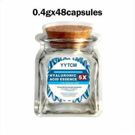 Hyaluronic acid deep moisturizing capsule essence, deep moisturizing and brightening skin essence 18/30/48/60/90/180capsules