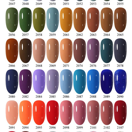 Arte Clavo Solid Color Gel Nail Polish 15ml Soak Off UV LED Gel Semi-Permanent Glitter Polish For Manicure Nail Art Salon Gel