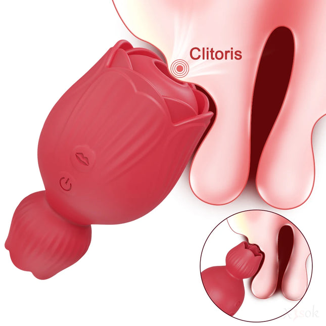 Clitoris Sucker for Women Tongue Licking Vacuum Suction Clitoris Stimulator Female Masturbation Adult Goods Sex Toy for Women