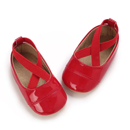 Baby Girls First Walkers 0-18 Months Red Princess Shoes Soft Sole Spring Autumn