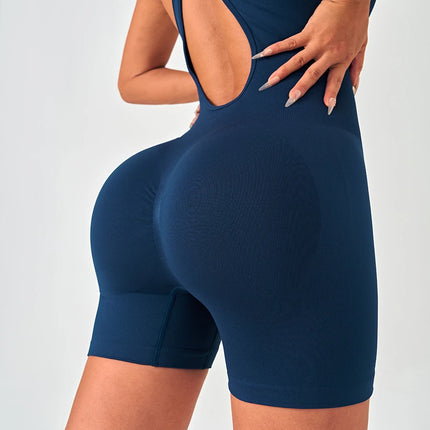 Summer Bodysuit Sportswear Woman Gym Sexy Bodysuit for Fitness Party Shorts Jumpsuits Overalls Women's Yoga Combi-pants Rompers
