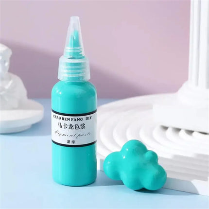 50g/Jar Paste Pigment Epoxy Resin UV Glue Colorant Dye Makaron Pigment DIY Epoxy Resin Mold Jewelry Making Art Paste Dye Gadget