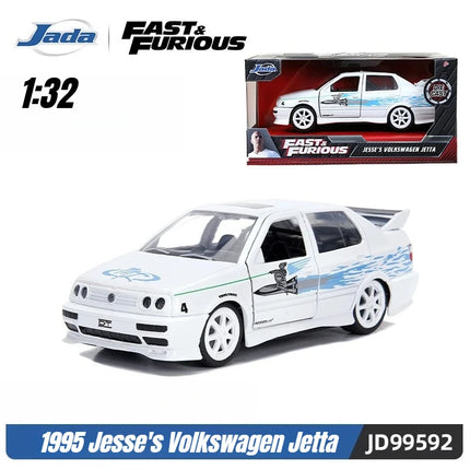 Jada Toys 1:32 Fast&Furious Alloy Car,Mitsubishi Lancer TOYATO Super Nissan Skyline GTR Jetta RX-7 Collection Gift Toys for Kids