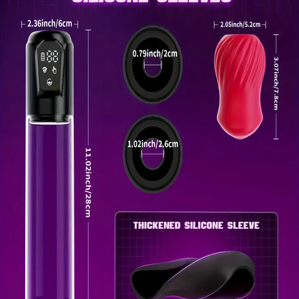 Electric IPX7 Waterdicht Volwassen Speeltjes Lul Vergroter voor Mannen Erectie Penisvergroting Masturbator Speeltjes voor Mannen