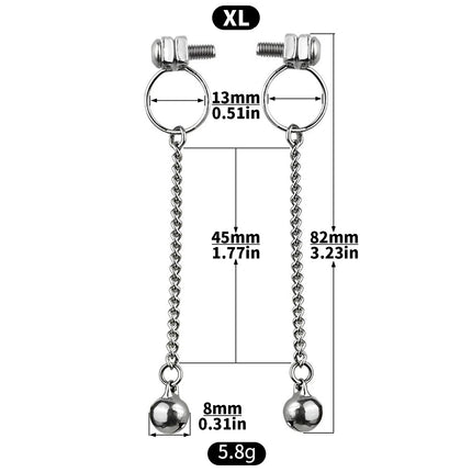 FRKO Adjustable Female Nipple Clips Stainless Steel Non Pirecing Women Nipple Stimulation Breast Decoration Flirting Sex Toys 18