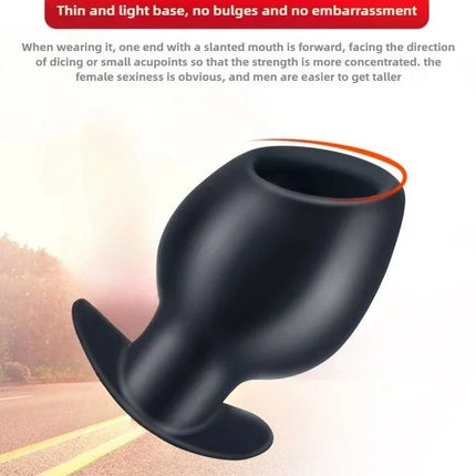 Chalice Shape Hollow Anal Plug,Silicone Tunnel But Butt Plugs,Stretch Anus Ass Buttplug,Prostate Analplug Butplug,Sex Toys