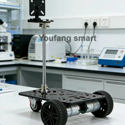 3WD 4WD Car Chassis with Camera Bracket Caster Wheel Encoder Motor Robot Car For Arduino Raspberry Pi Programmable Robot DIY Kit