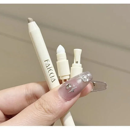 Fair Color Matte Brighten Concealer Pen Eyebag Dark Circles Concealing Stick Sponge Head Precision Concealer Pen With Sharpener