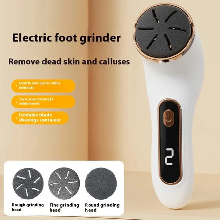 Electric Foot Grinder, USB Charging Foot Polishing Machine, Foot Skin Grinder, Heel Calluses and Dead Skin Removal Tool