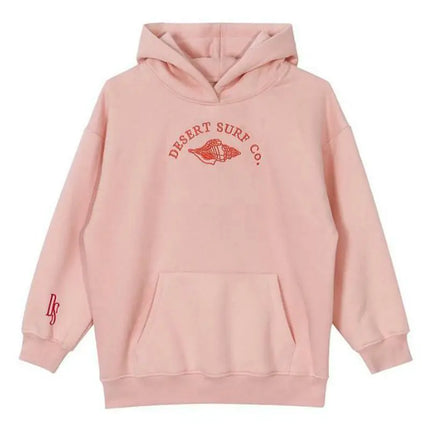 Combhasaki Women Loose Y2K Aesthetic Letter Sea Embroidered Hooded Long Sleeve Sweatshirts Pullover Tops with Kangaroo Pockets