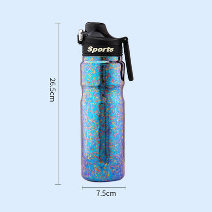Titanium Water Bottle Thermos Outdoor Cycling Titan Canteen Drink jug Lightweight Kettle Flasks Bucket 650ML Thermal Cup Termos