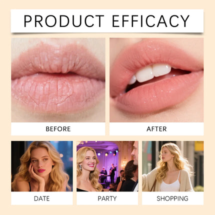 HOYGI Lip Cream Lasting Nourishment Moisturizing Repair Dry Cracked Lip Balm Deep Hydration Soothing Gentle Lips Treatment Serum