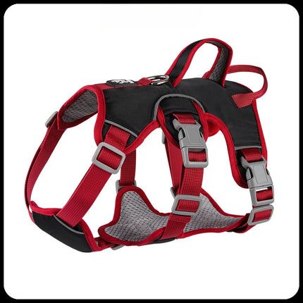 Durable Pet Dog Vest Harness Explosion-proof Large Dogs Harnesses Reflective French Bulldog Collar Shepherd Dogs Walking Supplies