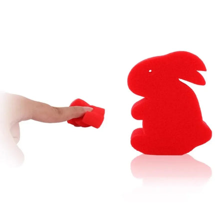 Soft Sponge Rabbit Finger Magic Tricks Appearing/Vanishing feet,  Magia Stage Street Illusions Gimmick Fun Classic Party Toys